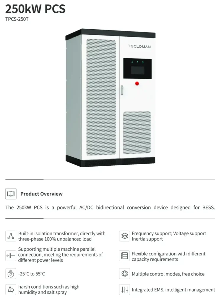 250kw power conversion system