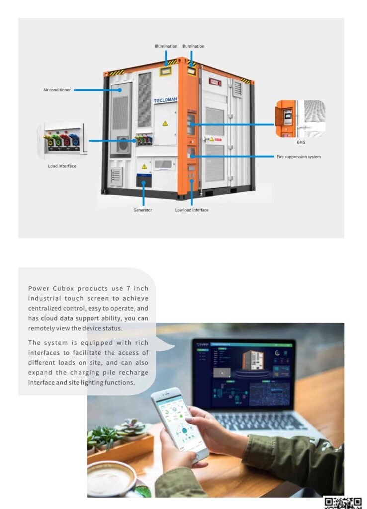 Cubox is a state-of-the-art battery energy storage system designed to harness and store power from renewable